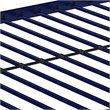 Rosebery Kids Twin Over Twin Metal Bunk Bed in Blue