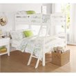Rosebery Kids Twin over Full Bunk Bed in White