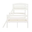 Rosebery Kids Twin over Full Bunk Bed in White