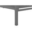 Rosebery Kids Twin Over Twin Metal Bunk Bed in Gray