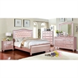 Rosebery Kids Contemporary Wood Full Panel Bed in Rose Gold