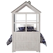 Rosebery Kids Tree House Twin Bed in Weathered White and Washed Gray