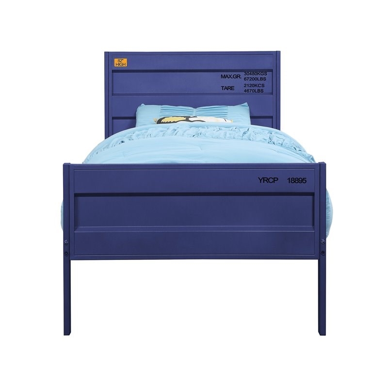 Rosebery Kids Cargo Twin Panel Kids Bed in Blue