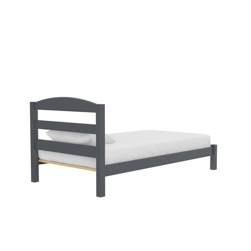 Rosebery Kids Contemporary Twin Bed in Gray