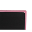 NewTitle: Faux Leather Pink Twin Bed Frame Diamond Tufted 40