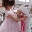 Rosebery Kids Modern Wood Let's Play Dress Up Unit in White Finish