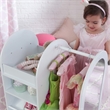 Rosebery Kids Modern Wood Let's Play Dress Up Unit in White Finish