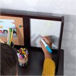 Rosebery Kids Modern Wood Writing Desk with Chair in Espresso