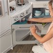 Rosebery Kids Ultimate Wooden Corner Play Kitchen with Lights and Sounds - White