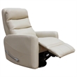 Rosebery Kids Polyester/PU Manual Swivel Glider Recliner in Oyster