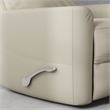 Rosebery Kids Polyester/PU Manual Swivel Glider Recliner in Oyster