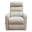 Rosebery Kids Polyester/PU Manual Swivel Glider Recliner in Oyster