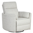 Rosebery Kids Fabric Power Swivel Glider Recliner in NaturalQuartz Finish