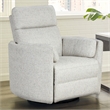 Rosebery Kids Fabric Power Swivel Glider Recliner in NaturalQuartz Finish