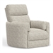 Glider Recliner/Fabric Off White
