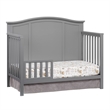 Rosebery Kids Wood Dove Gray Convertible Crib Rectangular Greenguard Gold Certified 56.25