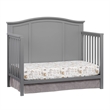 Rosebery Kids Wood Dove Gray Convertible Crib Rectangular Greenguard Gold Certified 56.25