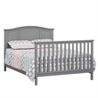 Rosebery Kids Wood Dove Gray Convertible Crib Rectangular Greenguard Gold Certified 56.25