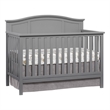 Rosebery Kids Wood Dove Gray Convertible Crib Rectangular Greenguard Gold Certified 56.25