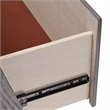 Rosebery Kids Set of 3 Gray 4 In 1 Convertible Crib & Chest & Nightstand