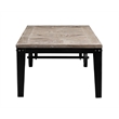 Burnham Home Wood Prescott Table Cart in Natural Finish