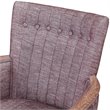 Burnham Home Wood Claire Armchair in Weathered Red finish