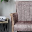 Burnham Home Wood Claire Armchair in Weathered Red finish