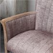 Burnham Home Wood Claire Armchair in Weathered Red finish