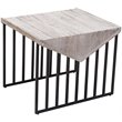 Boraam Wood and Metal Sandra Corner Table 18
