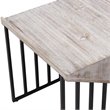 Boraam Wood and Metal Sandra Corner Table 18