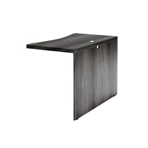 Mayline Aberdeen Series 42&quot Contour Bridge in Gray Steel