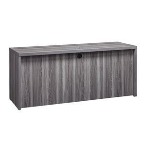 Mayline Aberdeen Series 72&quot Credenza in Gray Steel