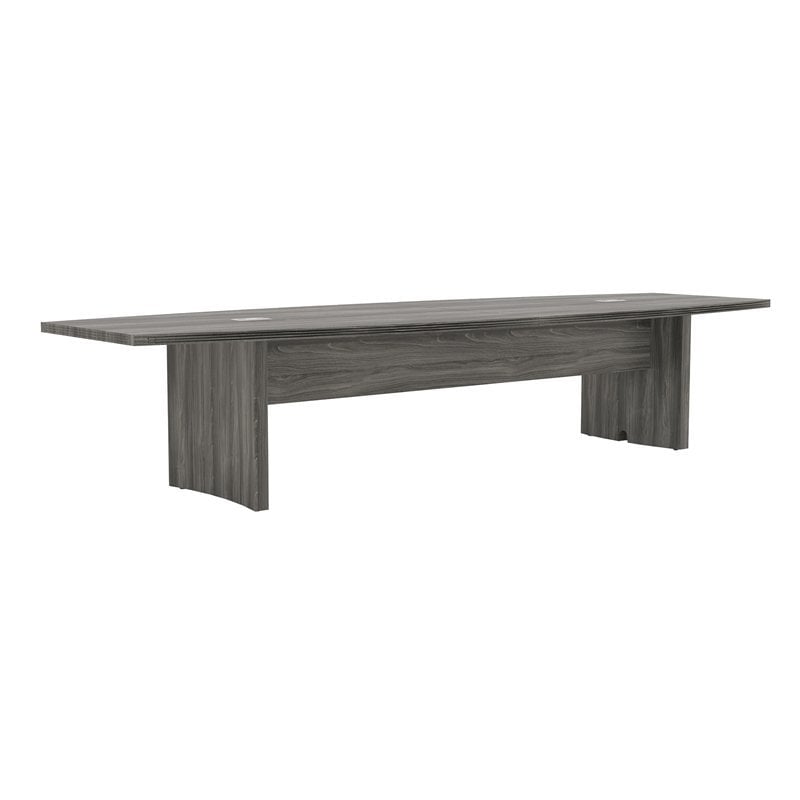 Mayline Aberdeen Series 12' Conference Table in Gray Steel