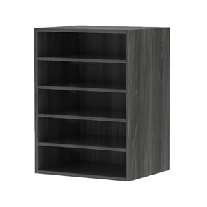 Mayline Aberdeen Series Horizontal Paper Management in Gray Steel
