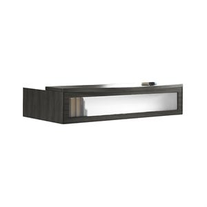 Mayline Aberdeen Series Reception Transaction Counter in Gray Steel