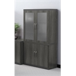 Mayline Aberdeen Series Storage Cabinet in Gray Steel
