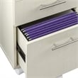 Mayline Medina Series 3 Drawer File Cabinet in Sea Salt White