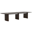 Mayline Medina Series Engineered Wood Conference Table in Mocha Brown