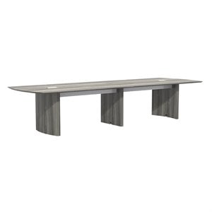 Mayline Medina Series 14' Conference Table in Gray Steel