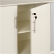 Mayline Medina Series Low Wall Cabinet with Doors in Sea Salt