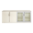 Mayline Medina Series Low Wall Cabinet with Doors in Sea Salt
