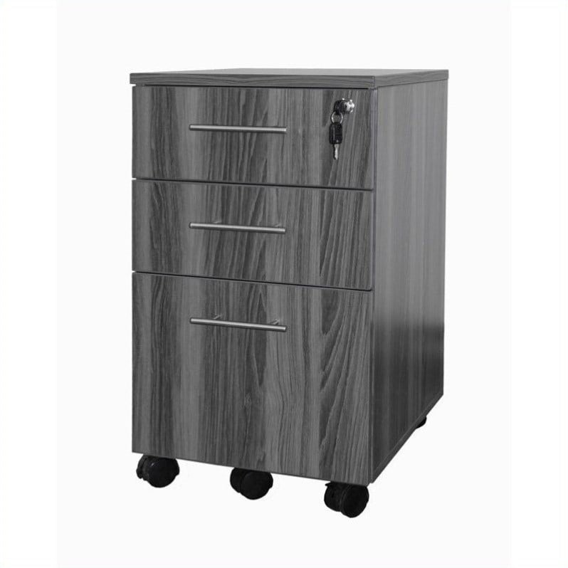 Mayline Value Pack Pedestal (Box-Box-File) in Gray Steel (Set of 2)