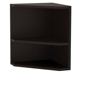 Mayline Medina Corner Support for Hutch in Mocha