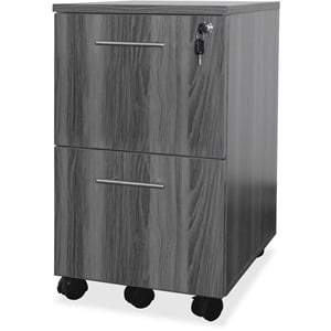 Mayline Medina Pedestal (File-File) in Gray Steel
