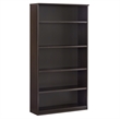 Mayline Medina Bookcase (5 Shelf) in Mocha