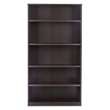 Mayline Medina Bookcase (5 Shelf) in Mocha