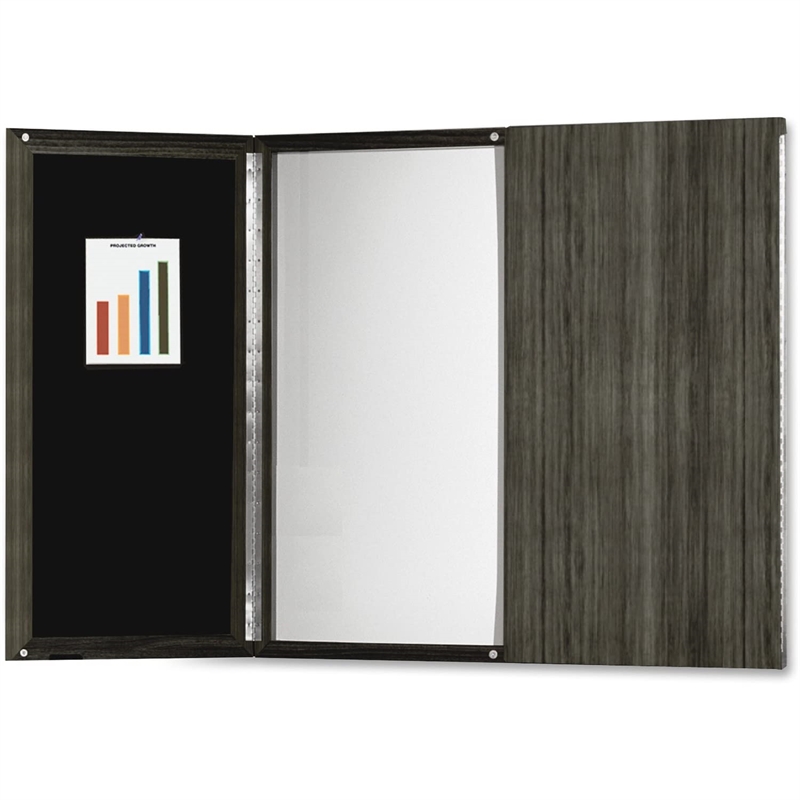 Mayline Medina Presentation Board in Gray Steel
