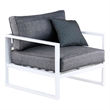Elle Decor Paloma Outdoor Accent Chair White