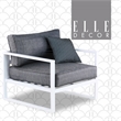 Elle Decor Paloma Outdoor Accent Chair White