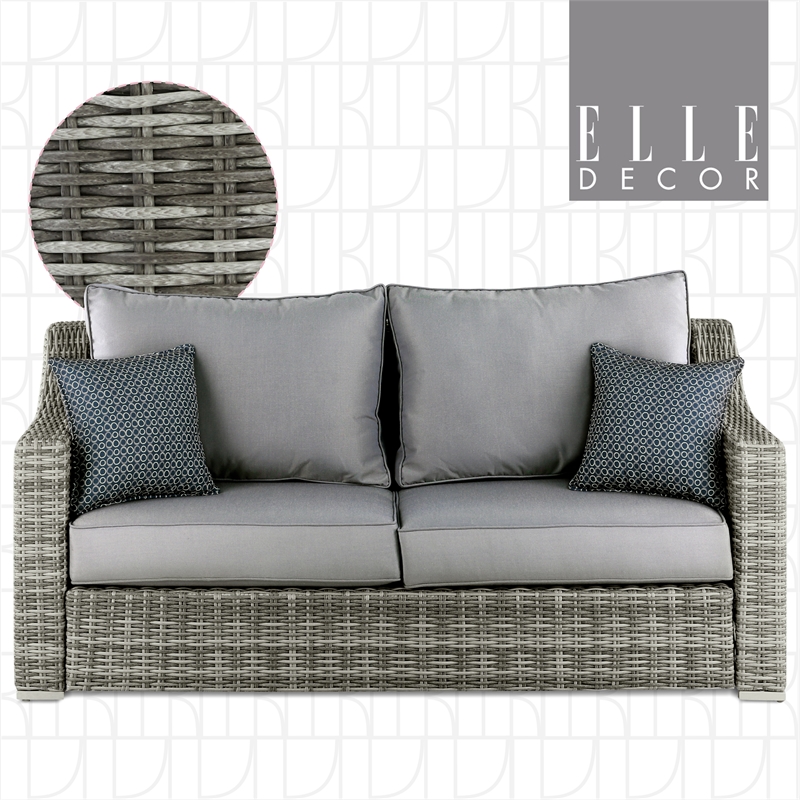 Elle Decor Vallauris Outdoor Sofa Grey